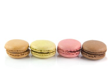 Bazı macarons renk ve farklı tatlar