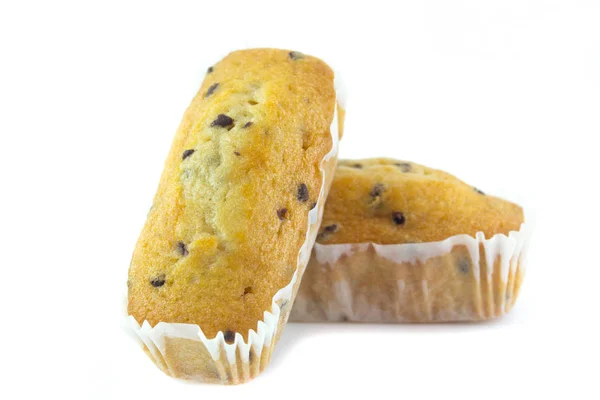Plumcake Met Chocolade Druppels Voor Het Ontbijt — Stockfoto