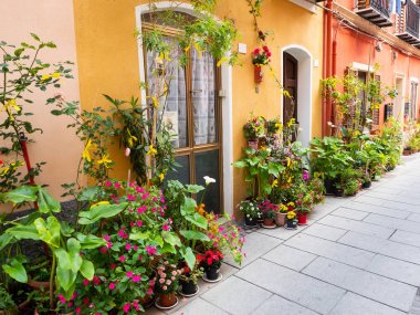 Sardunya Cagliari sokakları