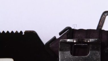 Retro daktilo yazdırmak için yeni teknoloji