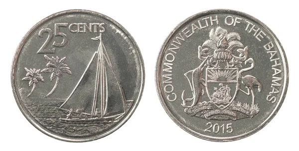 Nuevas monedas Bahamas —  Fotos de Stock