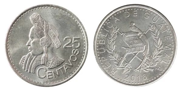 Nuova moneta del Guatemala — Foto Stock