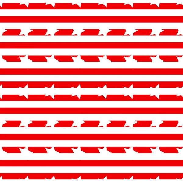 アメリカの国旗をシミュレートするシームレスな繰り返し背景 — ストックベクタ