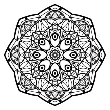 Mandala boyama kitabı için