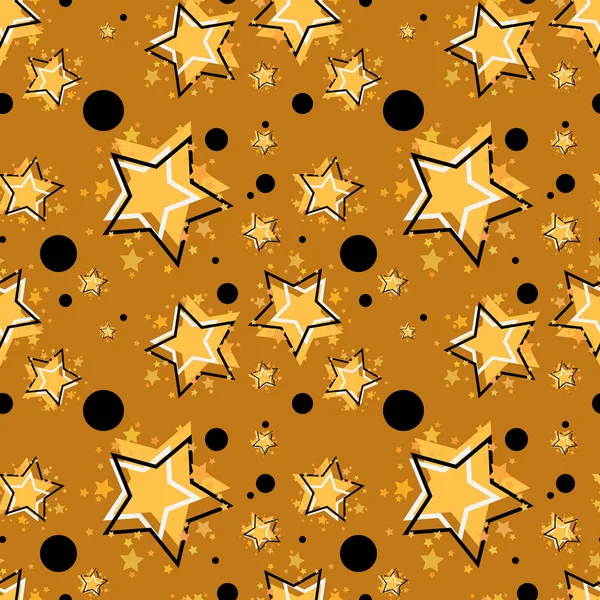 Fondo Repetitivo Sin Fisuras Las Estrellas — Vector de stock