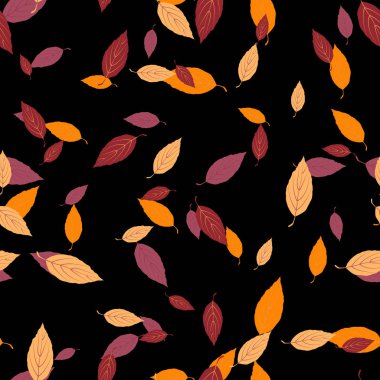 Sorunsuz arka plan sonbahar yaprakları