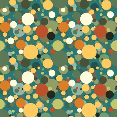 Çok renkli çevrelerin sorunsuz yinelenen desen