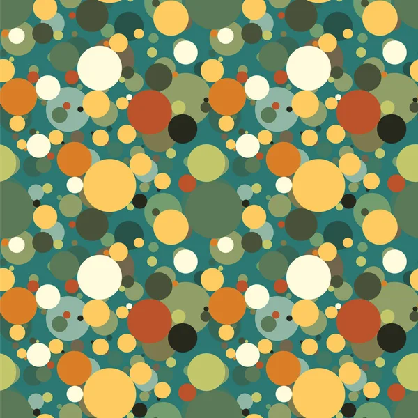 Çok renkli çevrelerin sorunsuz yinelenen desen