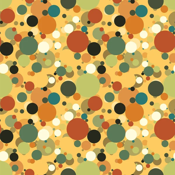 Çok renkli çevrelerin sorunsuz yinelenen desen
