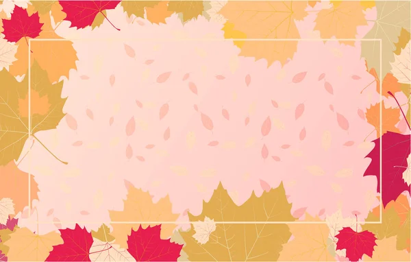 Abstract autumn background — Stock Vector