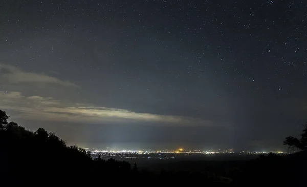 Sternenhimmel Über Der Stadt Goygol — Stockfoto