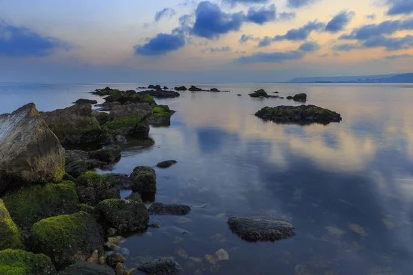 Silt Bakü Bulvarı Nın Kıyısında Taş Kaplı — Stok fotoğraf