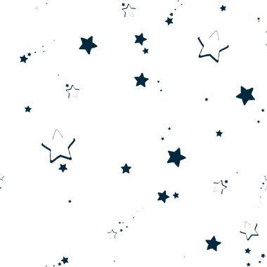 Sorunsuz yinelenen yıldızlar arka plan