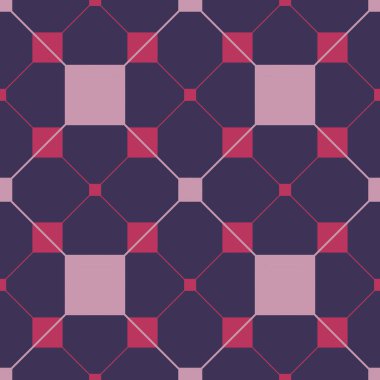 Kareler, üçgen ve dairelerin sorunsuz yinelenen desen.