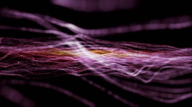 Arka plan enerji pıhtıları taklit