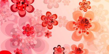 Renkli çiçekler bahar bayrağı