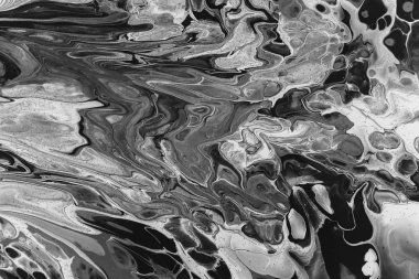 Akrilik boya ile soyut resim