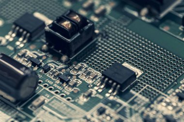 Elektronik tahta yakın çekim