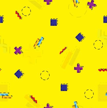 Dikişsiz Memphis arka plan