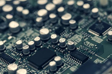 Elektronik tahta yakın çekim