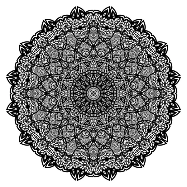 Mandalas para colorear libro. Adornos decorativos redondos. Inusual. — Vector de stock