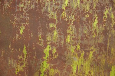 eski paslı demir doku