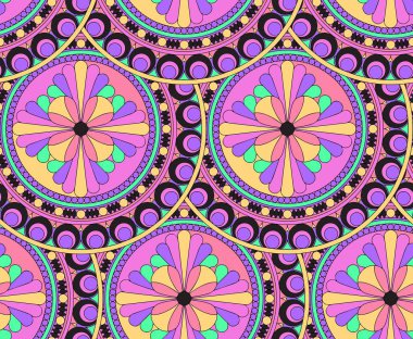 Mandalalar sorunsuz yinelenen desen