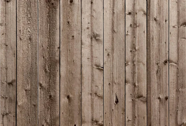 Textur von Holzbohlen. für Hintergrund geeignet — Stockvektor
