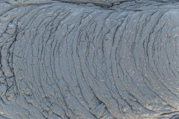 Texture di fango fresco che fuoriesce dal vulcano fango — Foto Stock