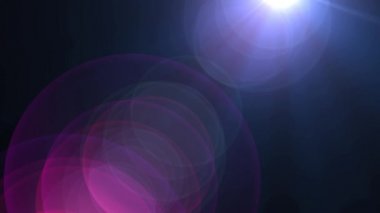 Animasyonlu kamera merceği parlaması ile soyut arka plan.