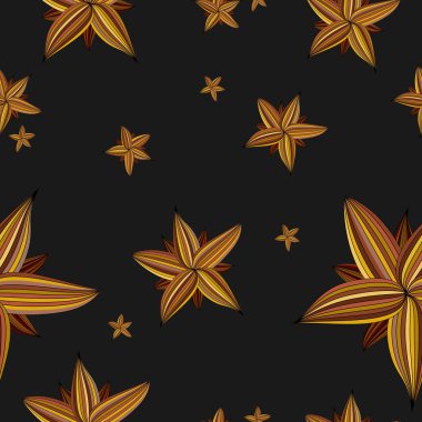 Dikişsiz tekrarlanan bahar çiçek deseni