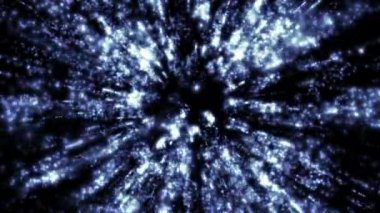 Siyah arka planda animasyon selamı