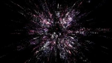 Siyah arka planda animasyon selamı