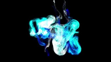 Akışkan karıştırmayı taklit eden animasyonlu arka plan