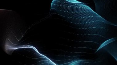 Soyut 4k animasyonlu parçacık arka planı