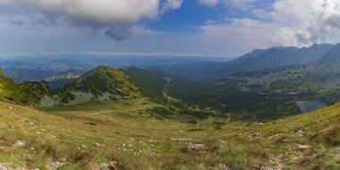 Tatra Dağlarından Zakopane şehrinin panoraması