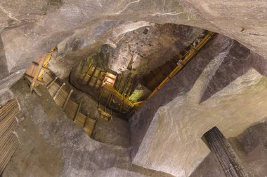 Wieliczka şehrinde tuz madenleri