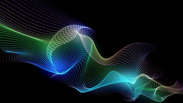 Abstract background imitating energy waves — Stock Photo, Image