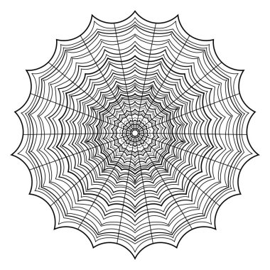 Beyaz arka planda soyut web anahattı