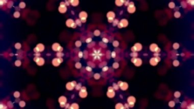 4k canlandırılmış kaleydoskop biçimi arkaplanı