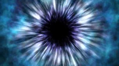 4k animasyon arkaplanı bir uzay tüneli simülasyonu