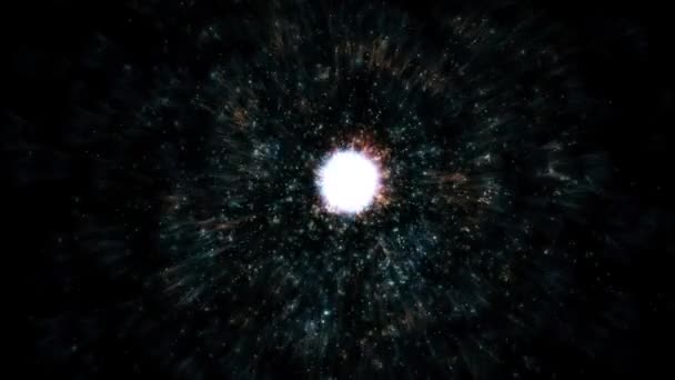 4k sfondo animato simulando un'esplosione al plasma — Video Stock