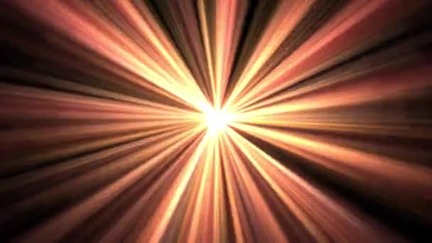 4k rayos abstractos animados del sol — Vídeo de stock
