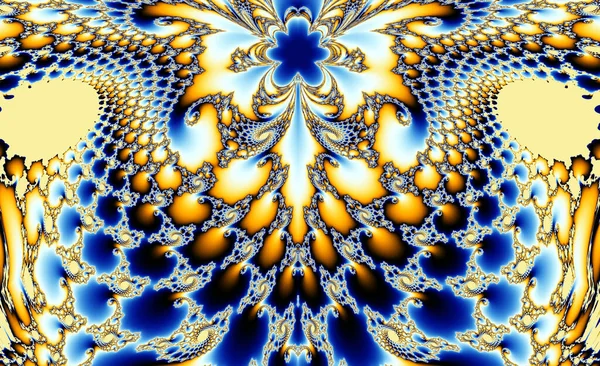 Abstrato Cor Meditativa Fundo Fractal — Fotografia de Stock