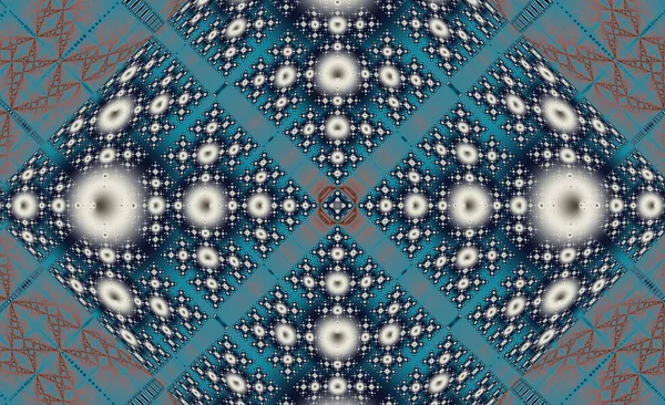 Abstract Meditatieve Kleur Fractal Achtergrond — Stockfoto