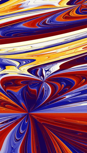 Abstrato Cor Meditativa Fundo Fractal — Vetor de Stock