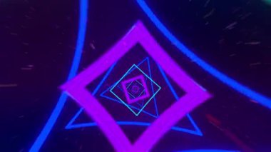 Soyut renkli animasyon dalgaları. Arkaplan özeti