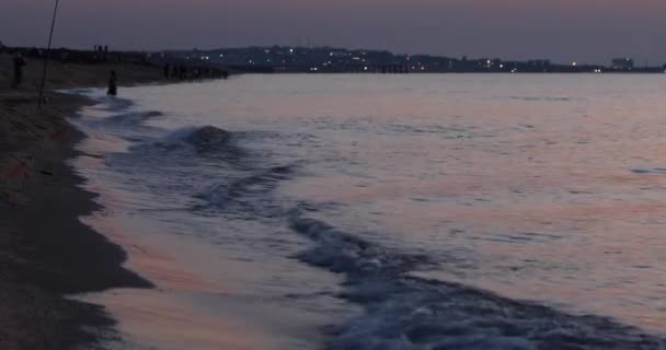 カスピ海の美しい夕日 — ストック動画