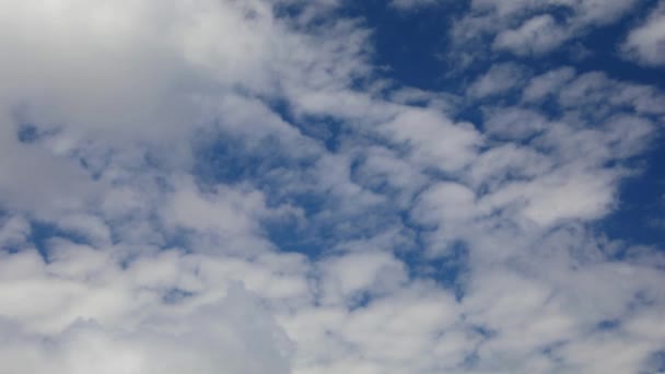 Vídeo Nubes Flotantes Través Del Cielo — Vídeo de stock