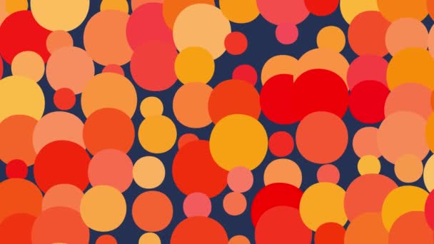 Geanimeerde Achtergrond Van Kleurrijke Geometrische Vormen — Stockvideo